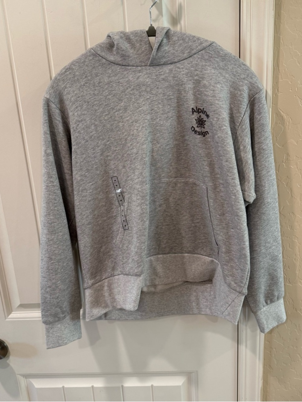 Alpine Design Hoodie Womens Medium Gray Heather AD Hike NWT